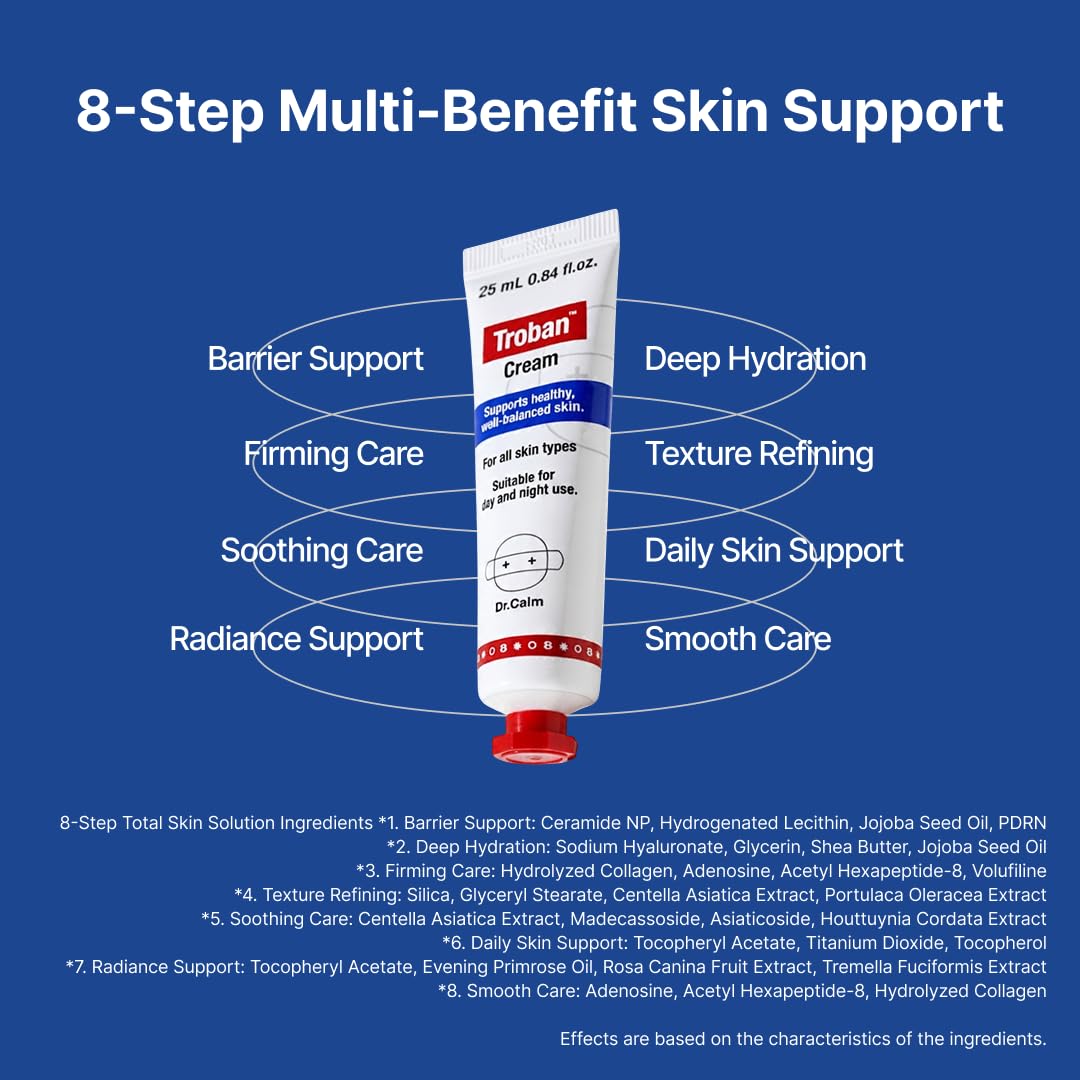 Dr.Calm in morning routine beside sunscreen for daytime protection pairing