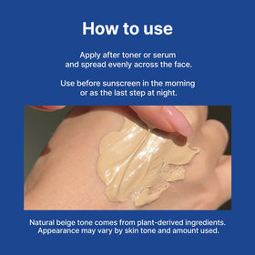 Dr.Calm on bathroom vanity showing everyday skin-care comfort and simplicity