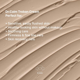 Dr.Calm subtle tint swatch on skin showing natural refinement benefit