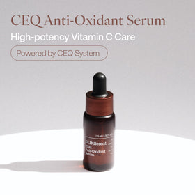 Dr.Different CEQ dropper close-up dispensing serum, illustrates controlled application benefit