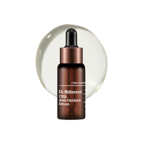 Dr.Different CEQ front bottle showing label and glass vial, highlights potency