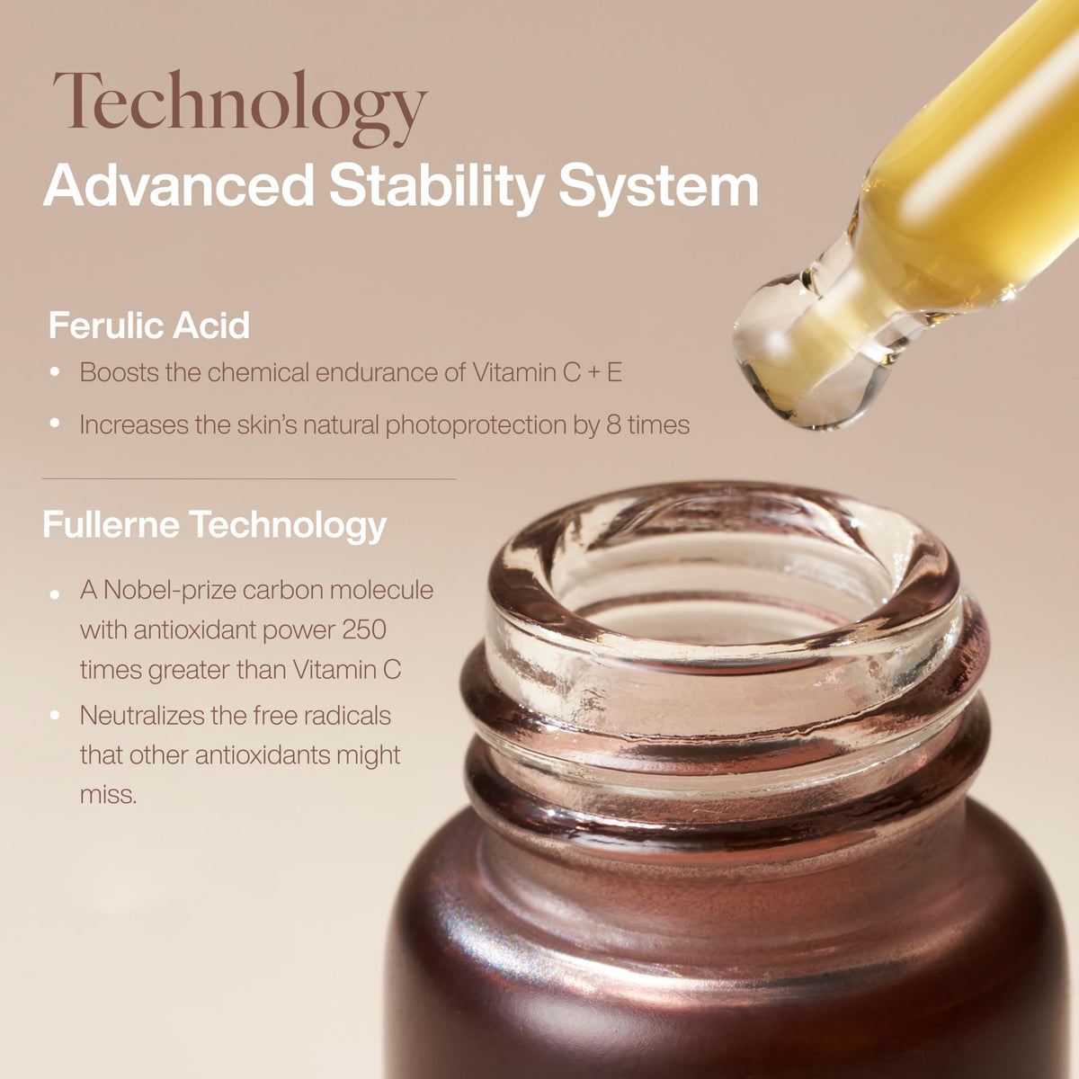 Dr.Different CEQ serum layered with CEQ Cream, shows enhanced antioxidant pairing benefit