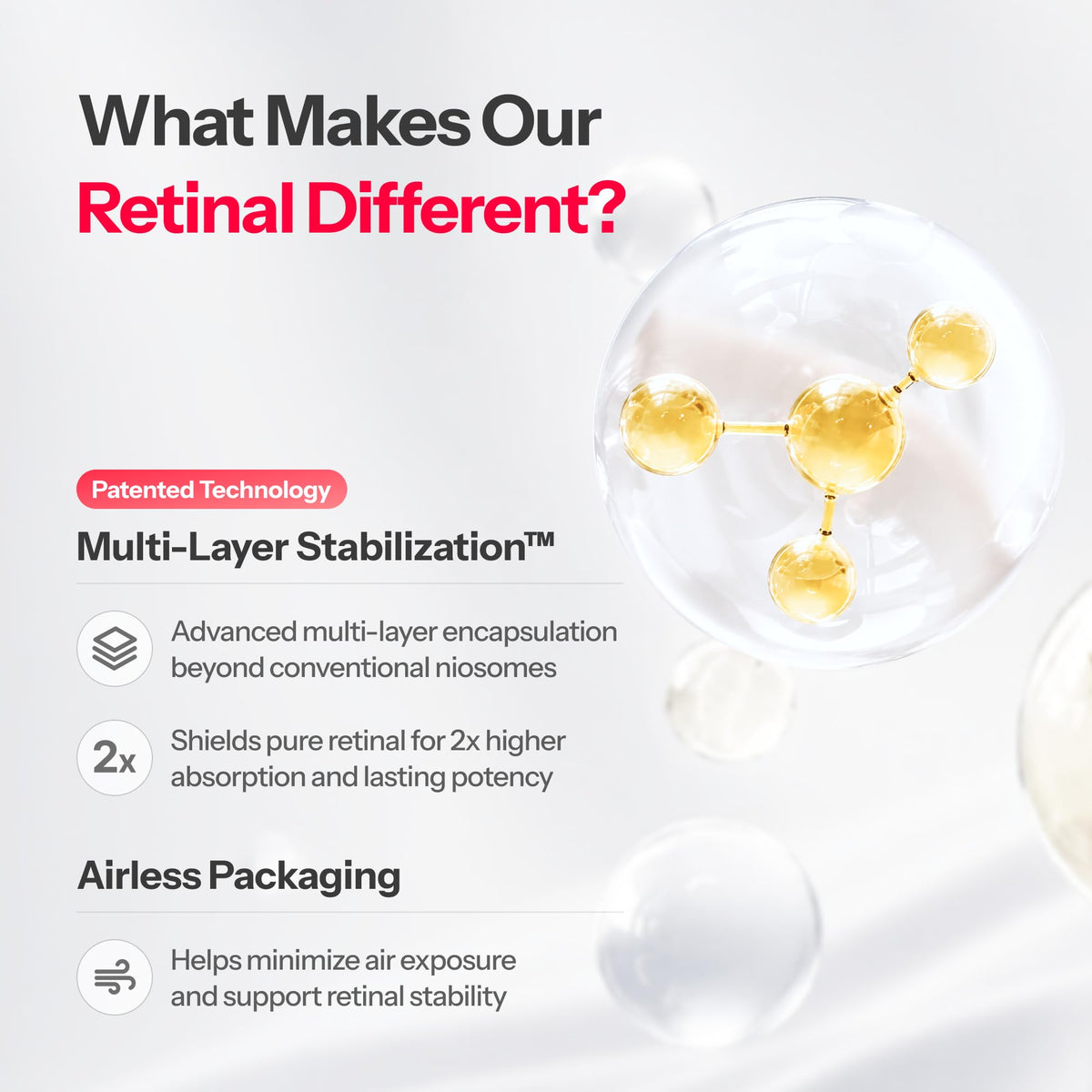 Dr.Different applied in evening routine demonstrating easy absorption benefit