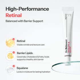 Dr.Different close-up liposome illustration highlighting deeper nutrient delivery benefits