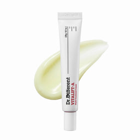 Dr.Different front packaging showing product identity and clinical look, fast visible firming