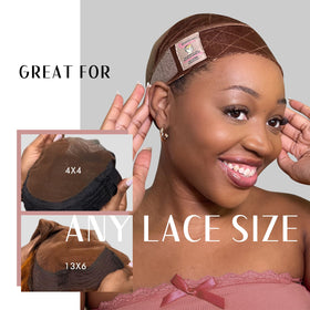 Dreamlover size comparison on a head showing scale and how it fits different head sizes