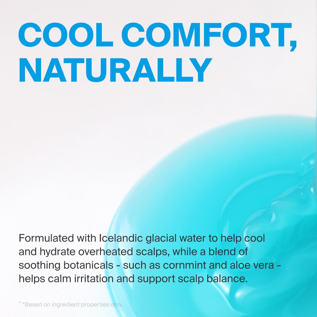 DR.FORHAIR lathering in shower demonstrating cooling, clarifying scalp relief