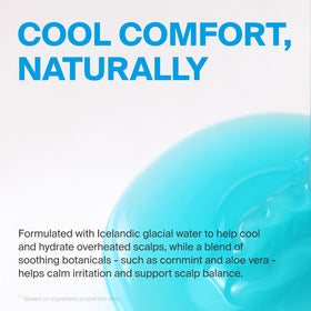 DR.FORHAIR lathering in shower demonstrating cooling, clarifying scalp relief