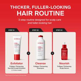 DR.FORHAIR product on bathroom shelf in lifestyle scene for daily routine