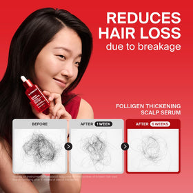 DR.FORHAIR arranged ingredients highlighting biotin, peptides, and vitamin B12 benefits