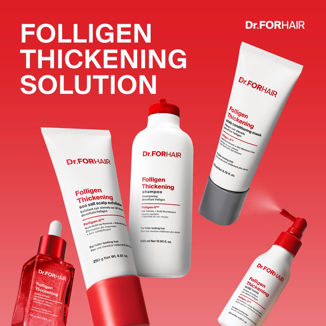 DR.FORHAIR styled hair after use showing smoother manageable results