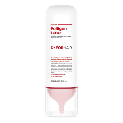 DR.FORHAIR front packaging showing scalp exfoliating scrub and benefits