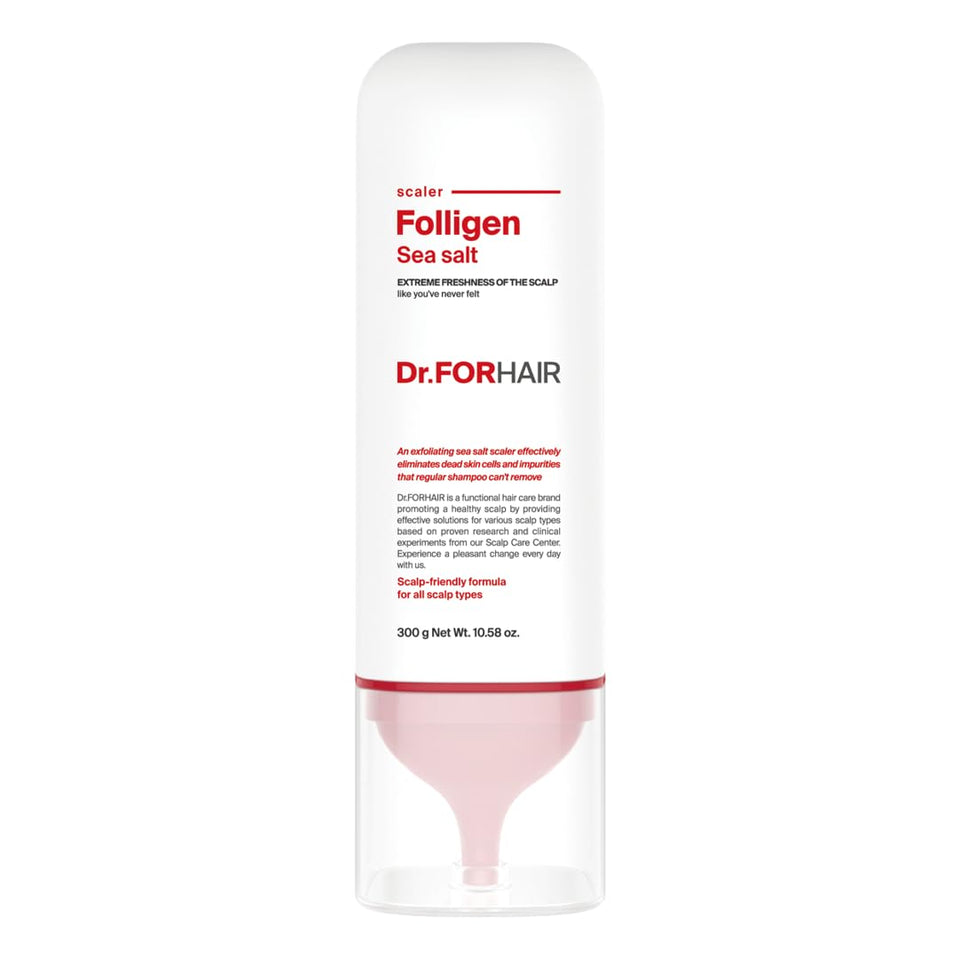 DR.FORHAIR front packaging showing scalp exfoliating scrub and benefits
