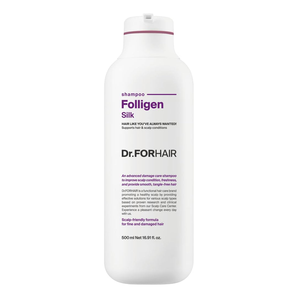 DR.FORHAIR front bottle view showing packaging and volume benefit