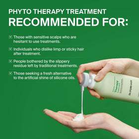 DR.FORHAIR product label and ingredient list highlighting plant oils