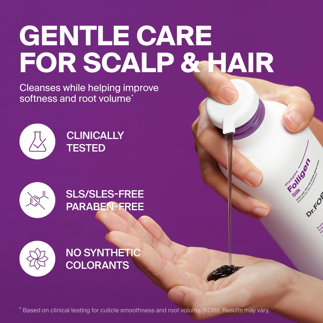 DR.FORHAIR pump and label close-up highlighting product details
