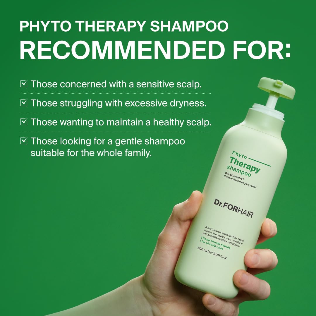 DR.FORHAIR bamboo water and botanicals highlighting hydrating natural ingredients