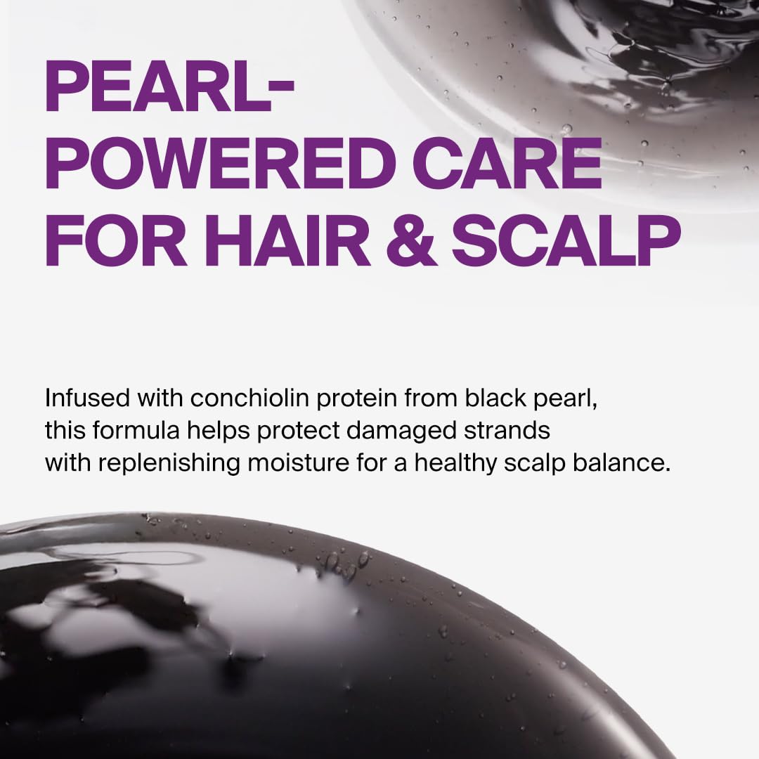 DR.FORHAIR peat water and black pearl ingredient visual for nourishment