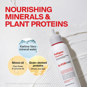 DR.FORHAIR creamy treatment texture close-up showing rich emollience