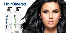DrFormulas conditioner being applied to hair for smoother strands