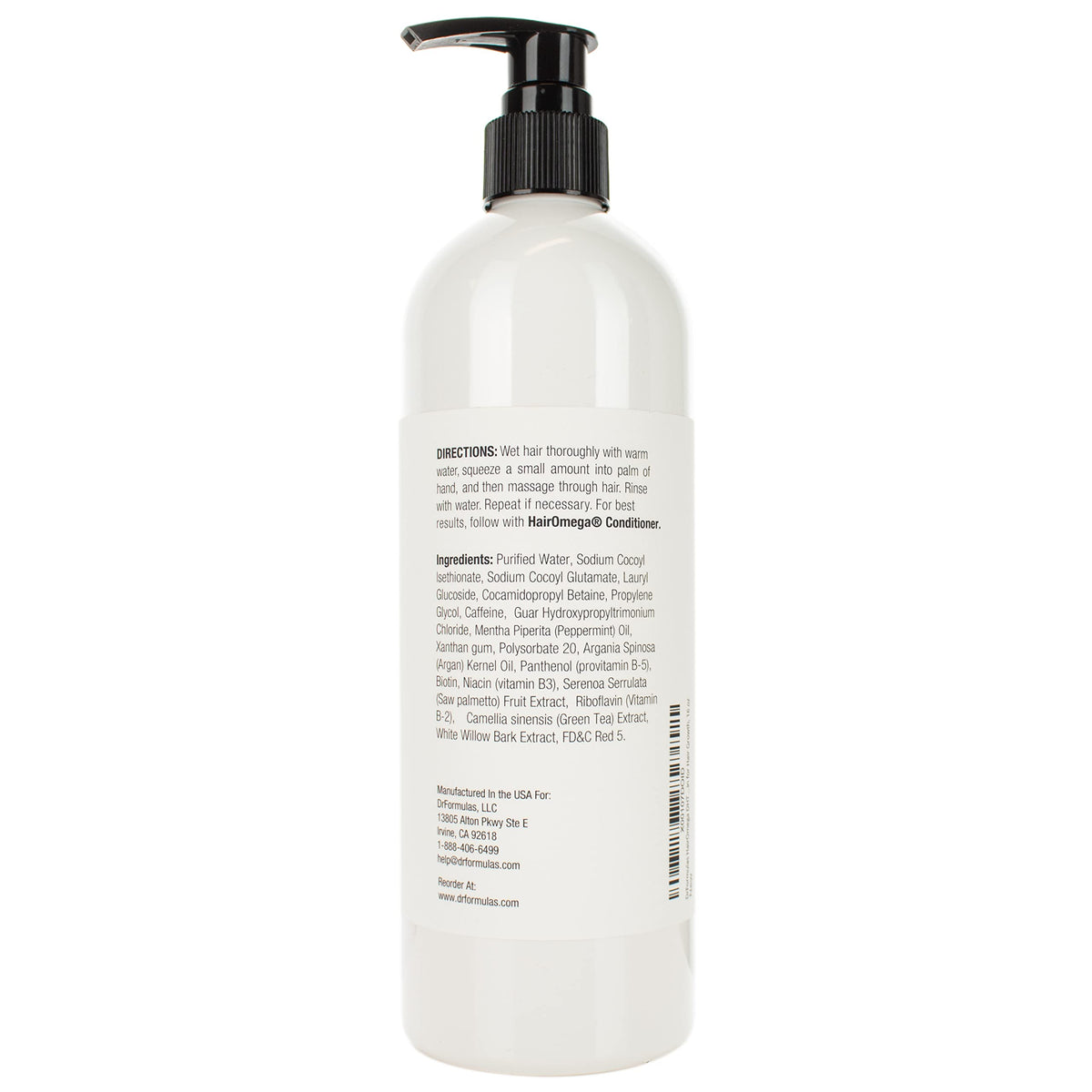 DrFormulas pump top close-up highlighting easy-dispense and controlled use