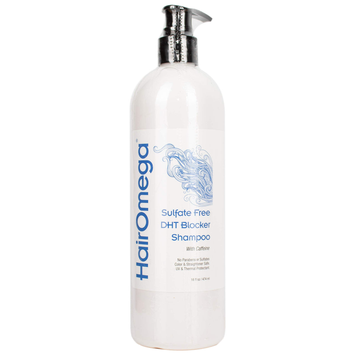 DrFormulas shampoo pump closeup highlighting easy dispensing