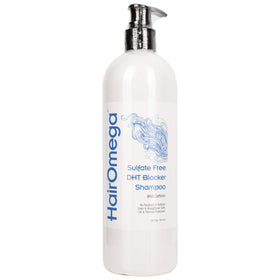 DrFormulas shampoo pump closeup highlighting easy dispensing