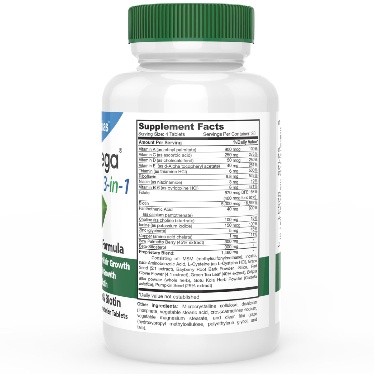 Close-up of DrFormulas tablet texture highlighting tablet clarity