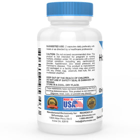 DrFormulas open bottle with capsules arranged to show count