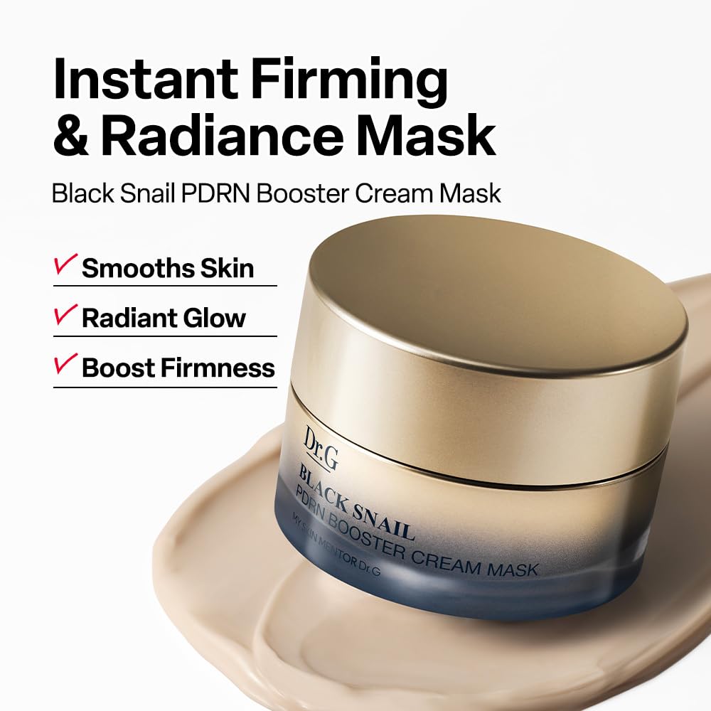 Dr.G open jar displaying cream-to-balm texture that hydrates and smooths