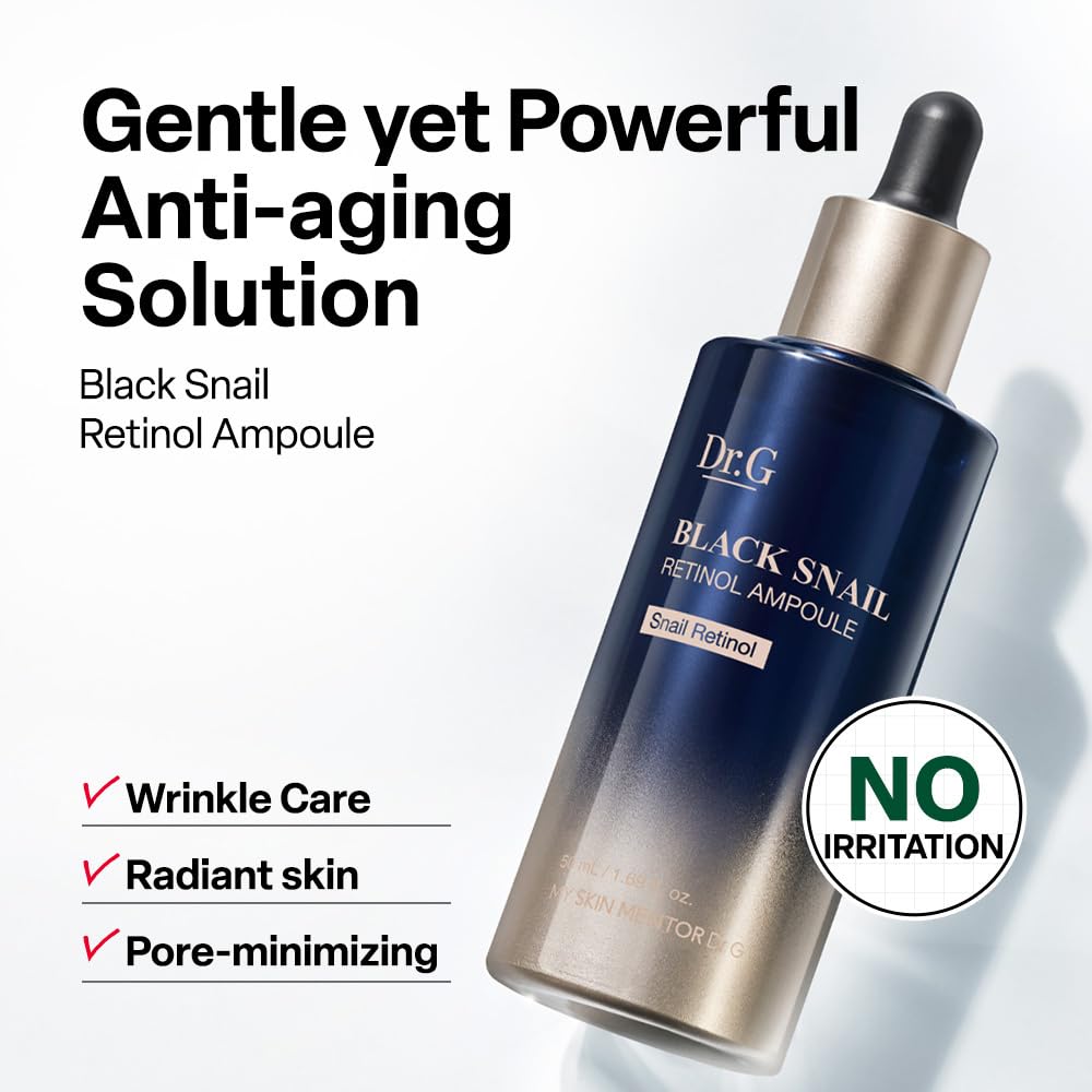 Dr.G dropper dispensing serum illustrating concentrated delivery and control