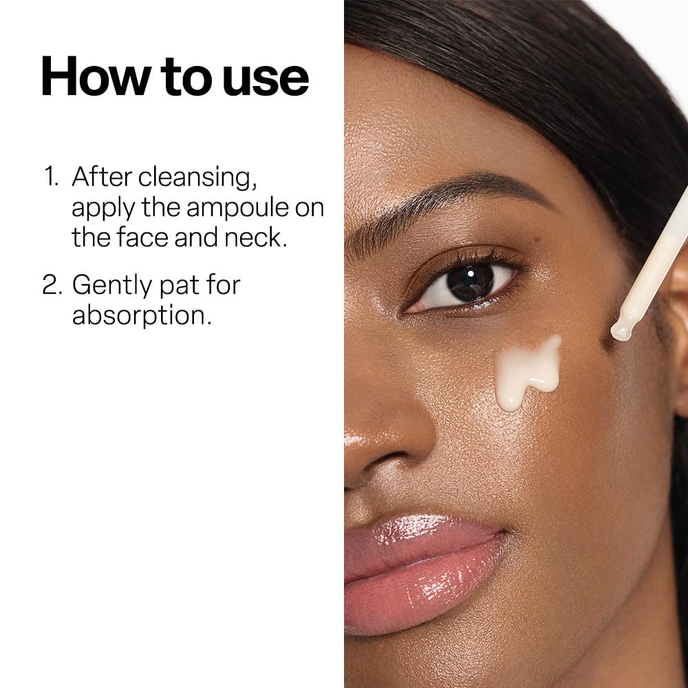 Dr.G ampoule layered with moisturizer demonstrating compatible multi-step use