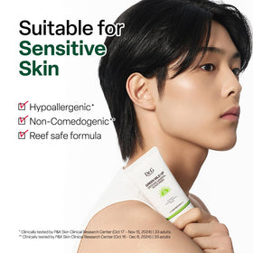 Dr. G sunscreen applied on hand showing quick absorption