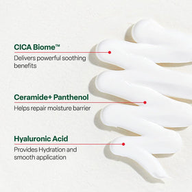Dr. G ingredients label highlighting Centella Asiatica and peptides