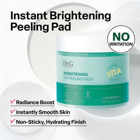 Dr.G embossed pad close-up showing texture that helps lift blackheads and rough patches