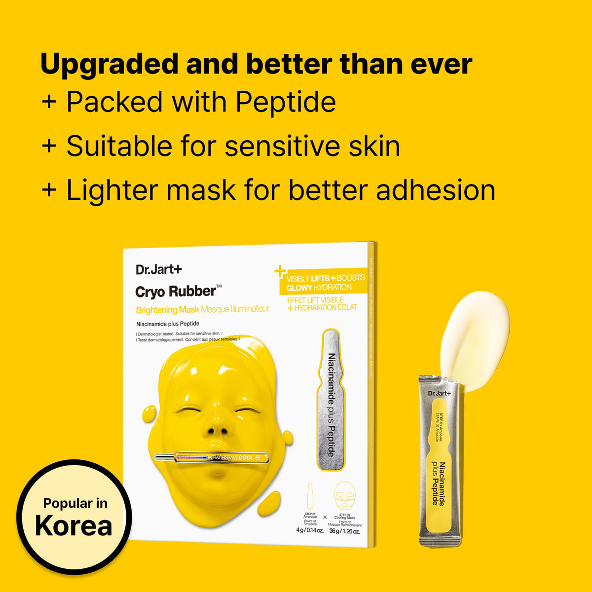 Dr.Jart+ ampoule pipette dispensing serum for concentrated delivery