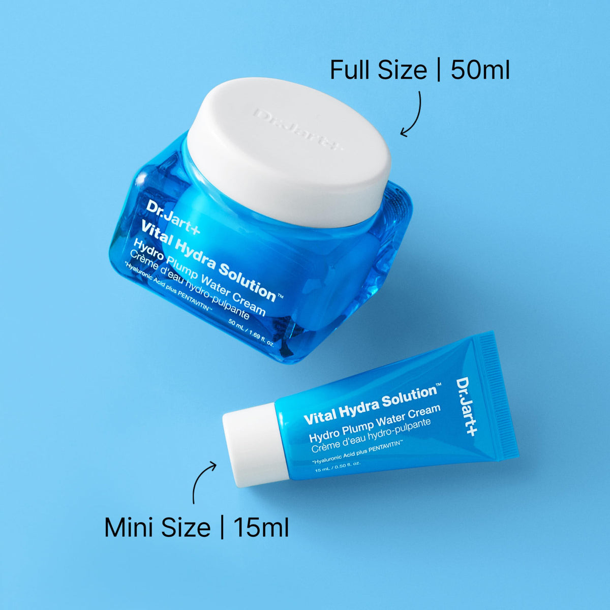 Dr.Jart+ before and after glow illustration showing improved dewy radiance