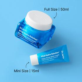 Dr.Jart+ before and after glow illustration showing improved dewy radiance
