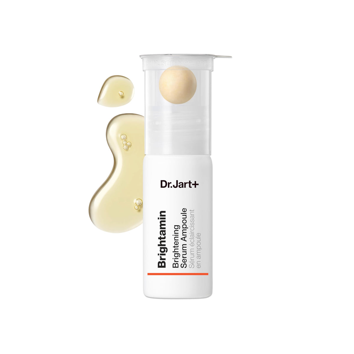 Dr.Jart+ front vial packaging showing label and compact brightening kit