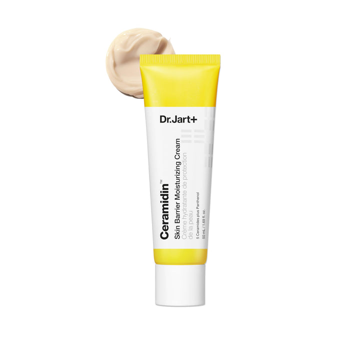 Dr.Jart+ jar front view showing product and brand, promotes visible hydration