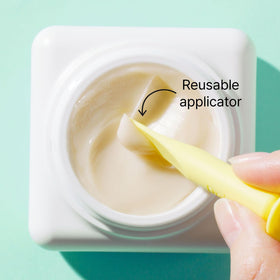 Dr.Jart+ jar on bathroom shelf in lifestyle shot emphasizing daily moisturizing routine