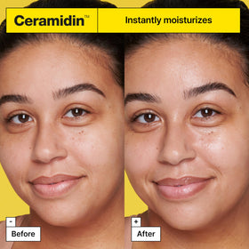Dr.Jart+ mask next to Ceramidin cream illustrating layered barrier routine benefits