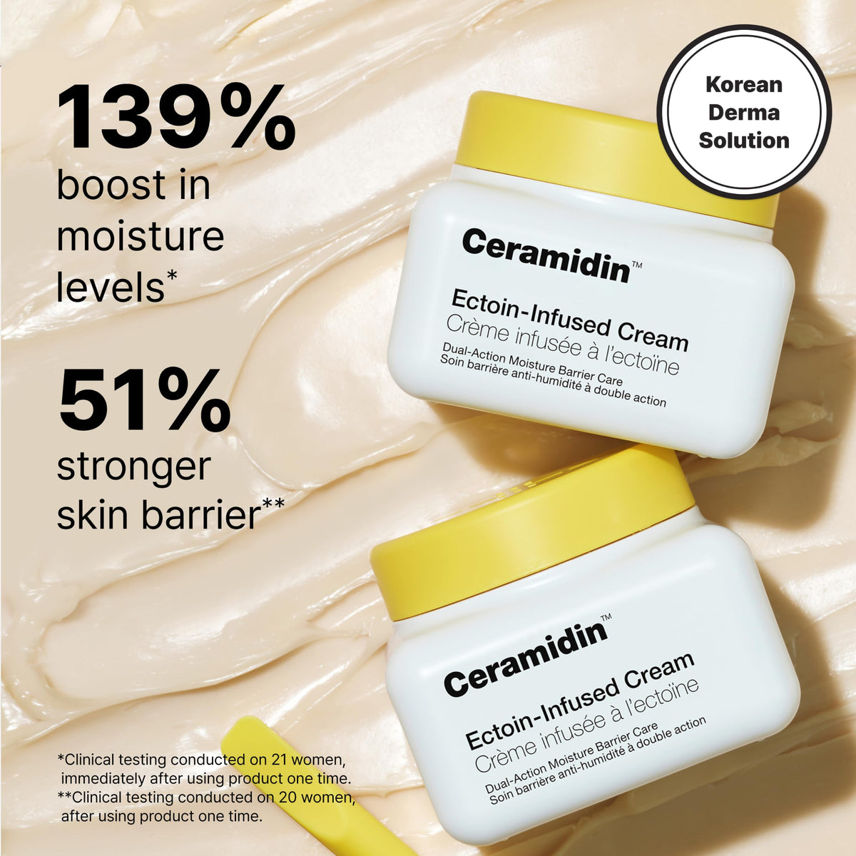 Dr.Jart+ cream texture close-up displaying rich, velvety consistency for deep hydration