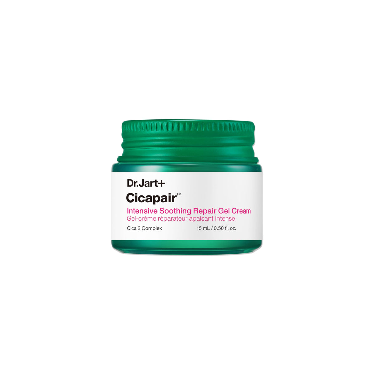 Dr.Jart+ front packaging showing the Cicapair travel jar and product name for easy identification and portability