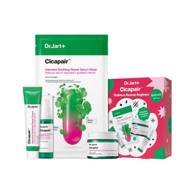 Dr.Jart+ front packaging of four-piece Cicapair set showing contents and value