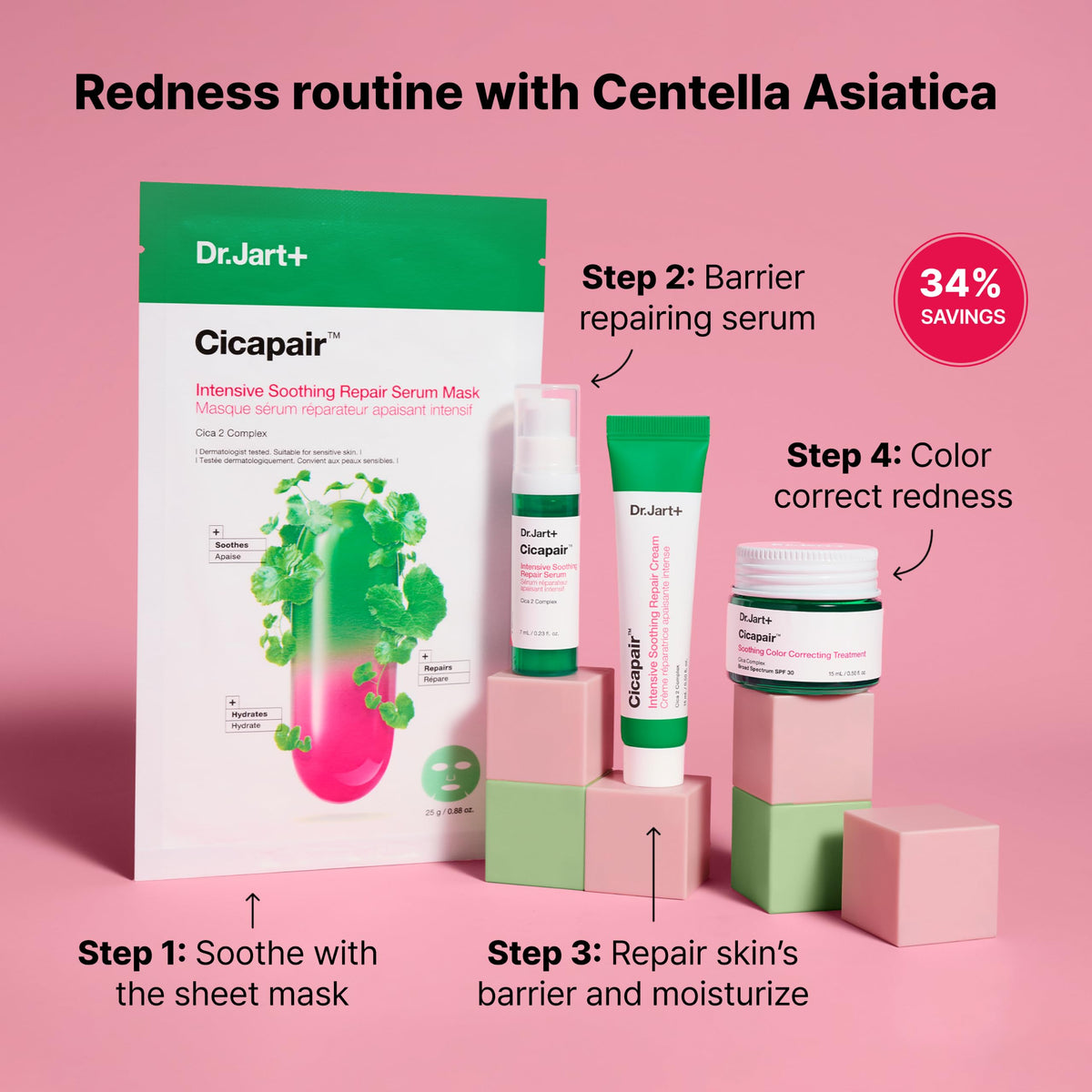 Dr.Jart+ Cicapair serum texture on dropper demonstrating lightweight repair