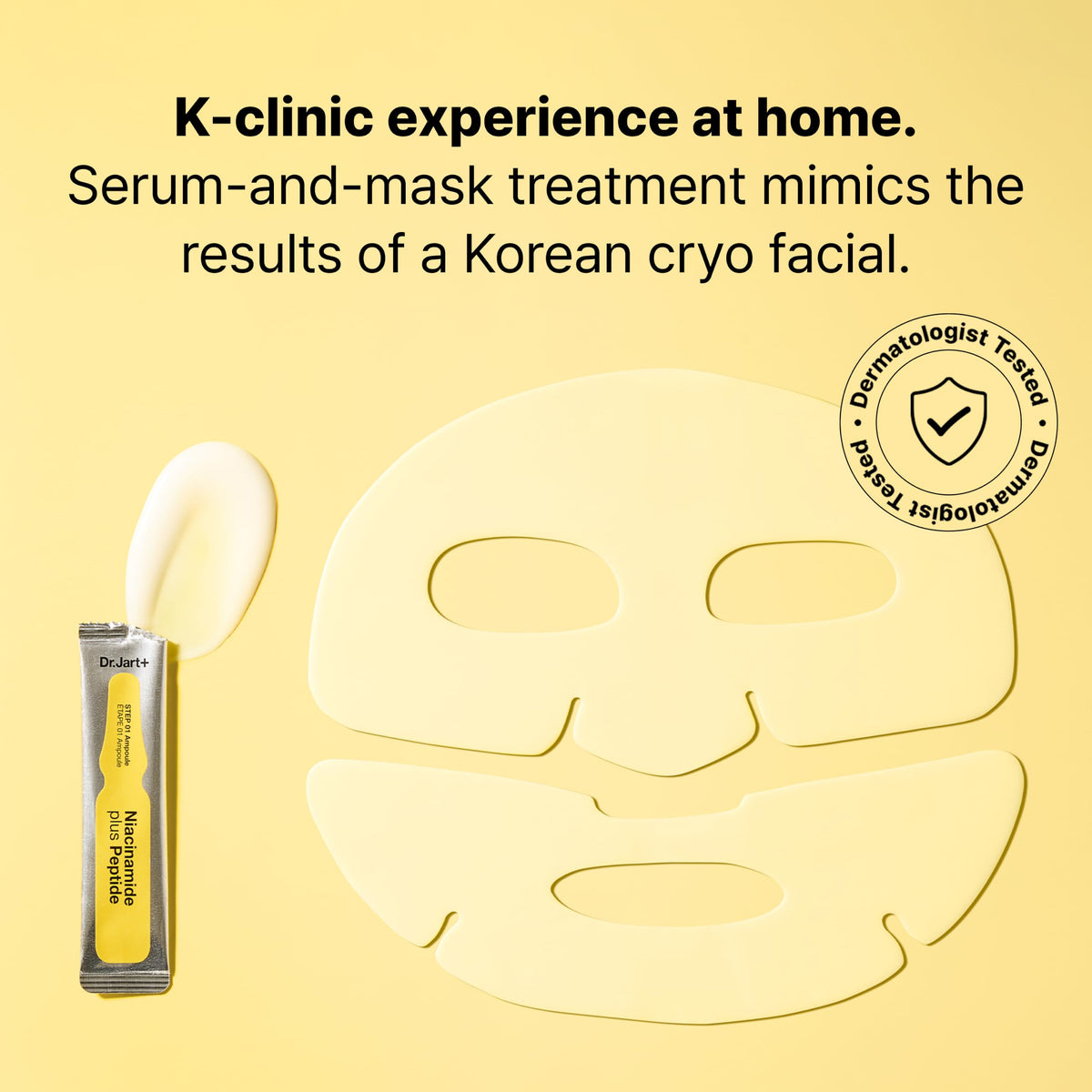 Dr.Jart+ rubber mask close-up texture demonstrating cooling seal