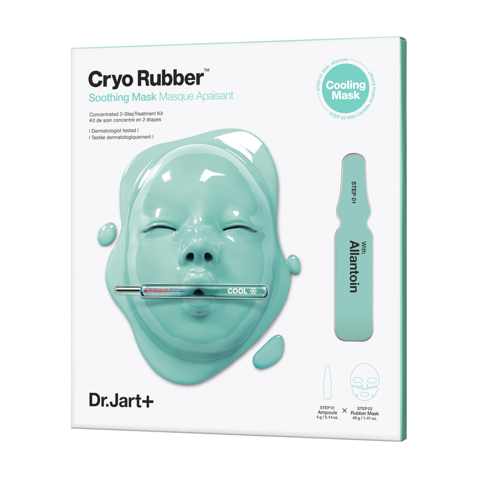 Dr.Jart+ front packaging showing travel-size single pack and benefits
