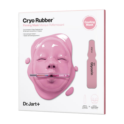Dr.Jart+ front packaging showing travel-size mask and ampoule for easy hydration