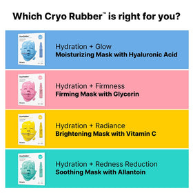 Dr.Jart+ removed mask beside skin showing hydrated, calmer-looking result